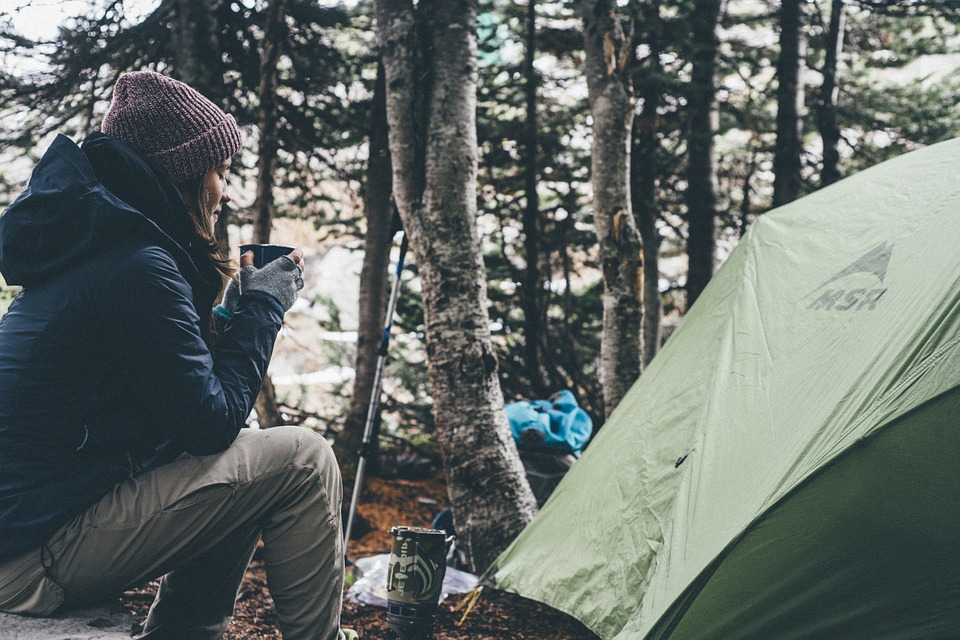 camping dans la nature